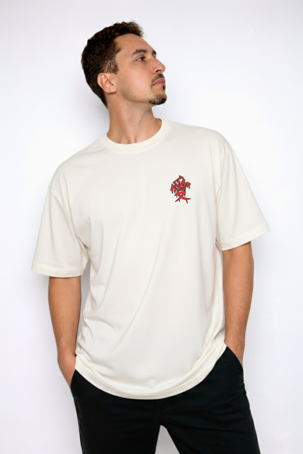 Amor Kanji - Camiseta Oversized
